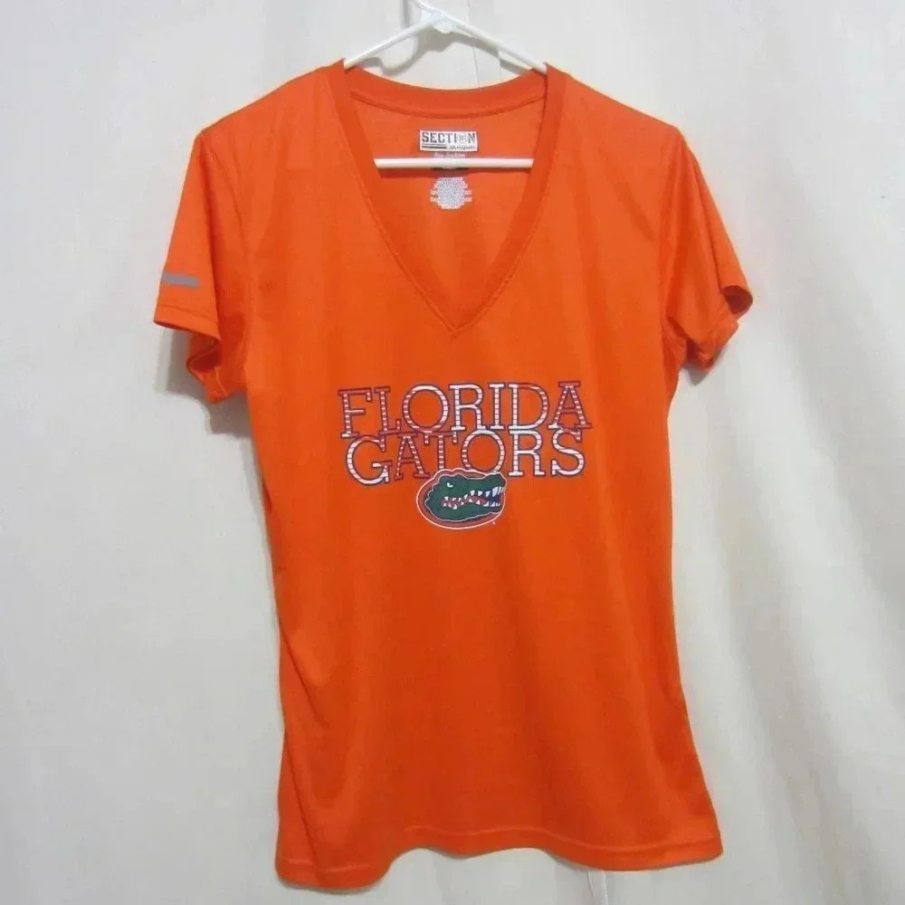 WOMEN'S FLORIDA GATORS SZ‎ LARGE ORANGE TEE